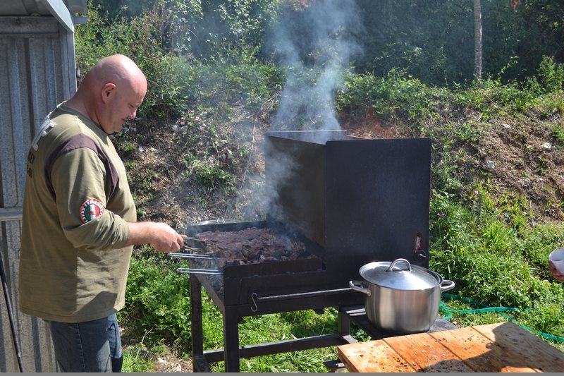 in cerreta con i soci dei Monti Sibillini